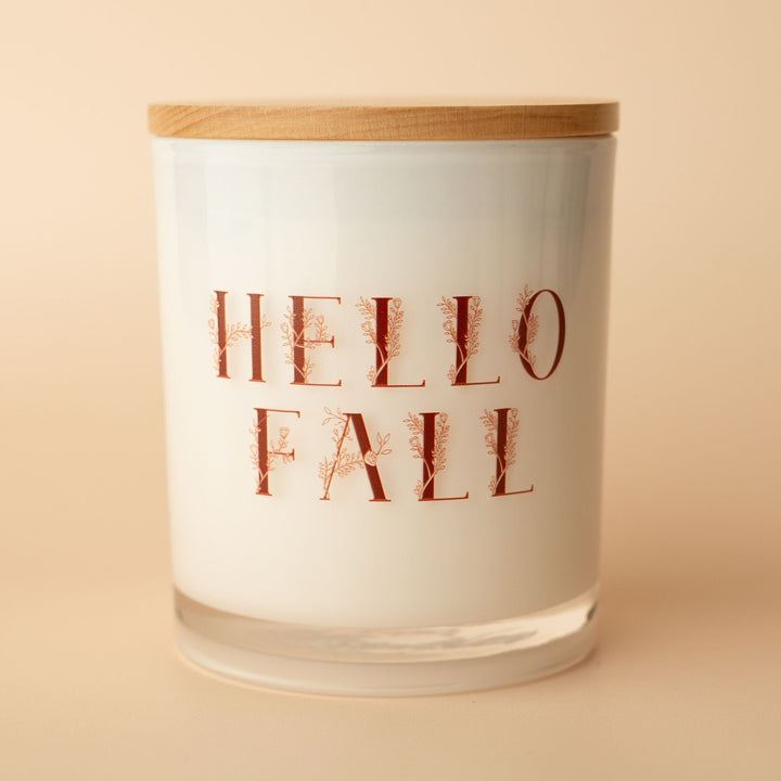 HELLO FALL CANDLE
