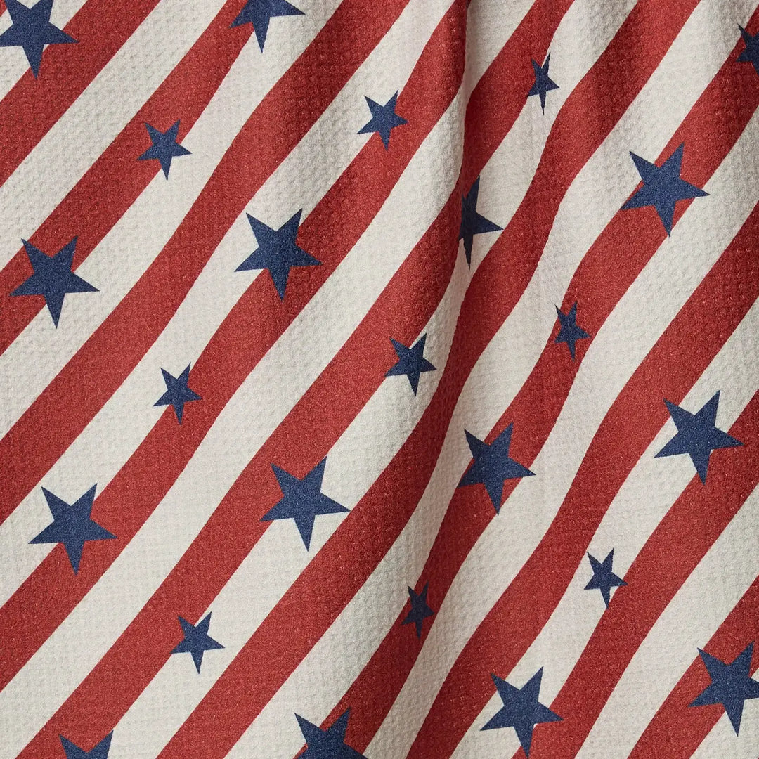 PATRIOTIC STRIPE TEA TOWEL
