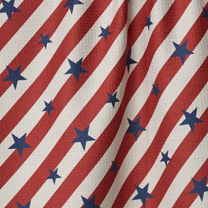PATRIOTIC STRIPE TEA TOWEL