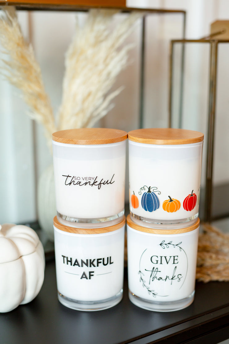 PUMPKIN WRAP CANDLE