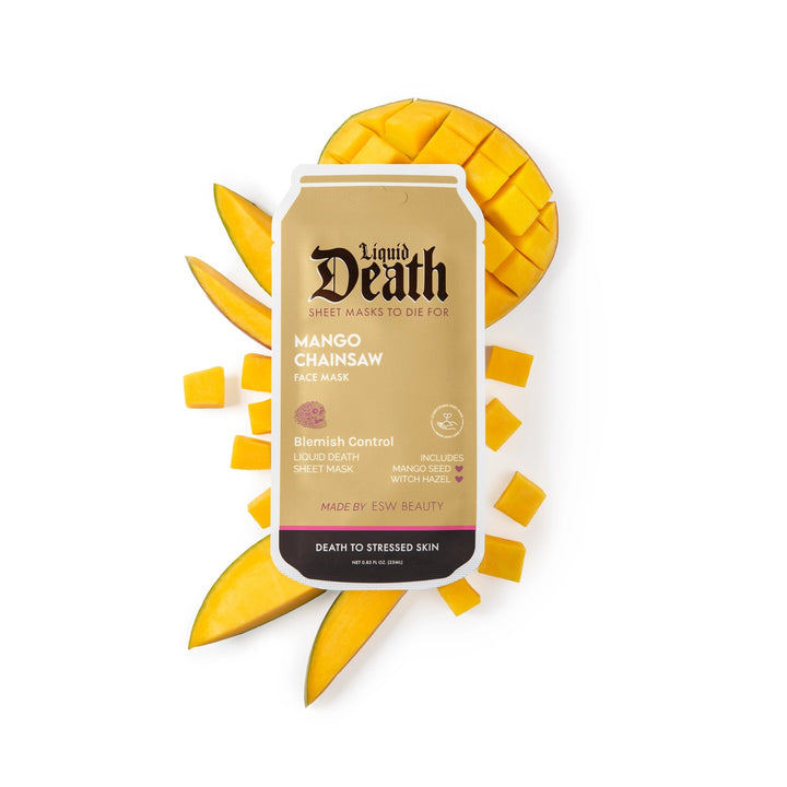 MANGO CHAINSAW LIQUID DEATH BLEMISH CONTROL FACE MASK