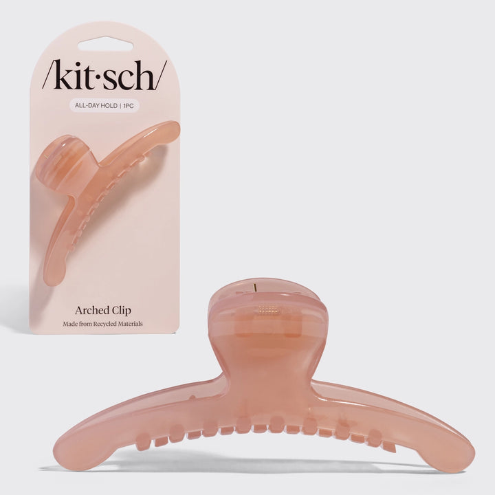LARGE ARCHED CLIP - SOFT PINK