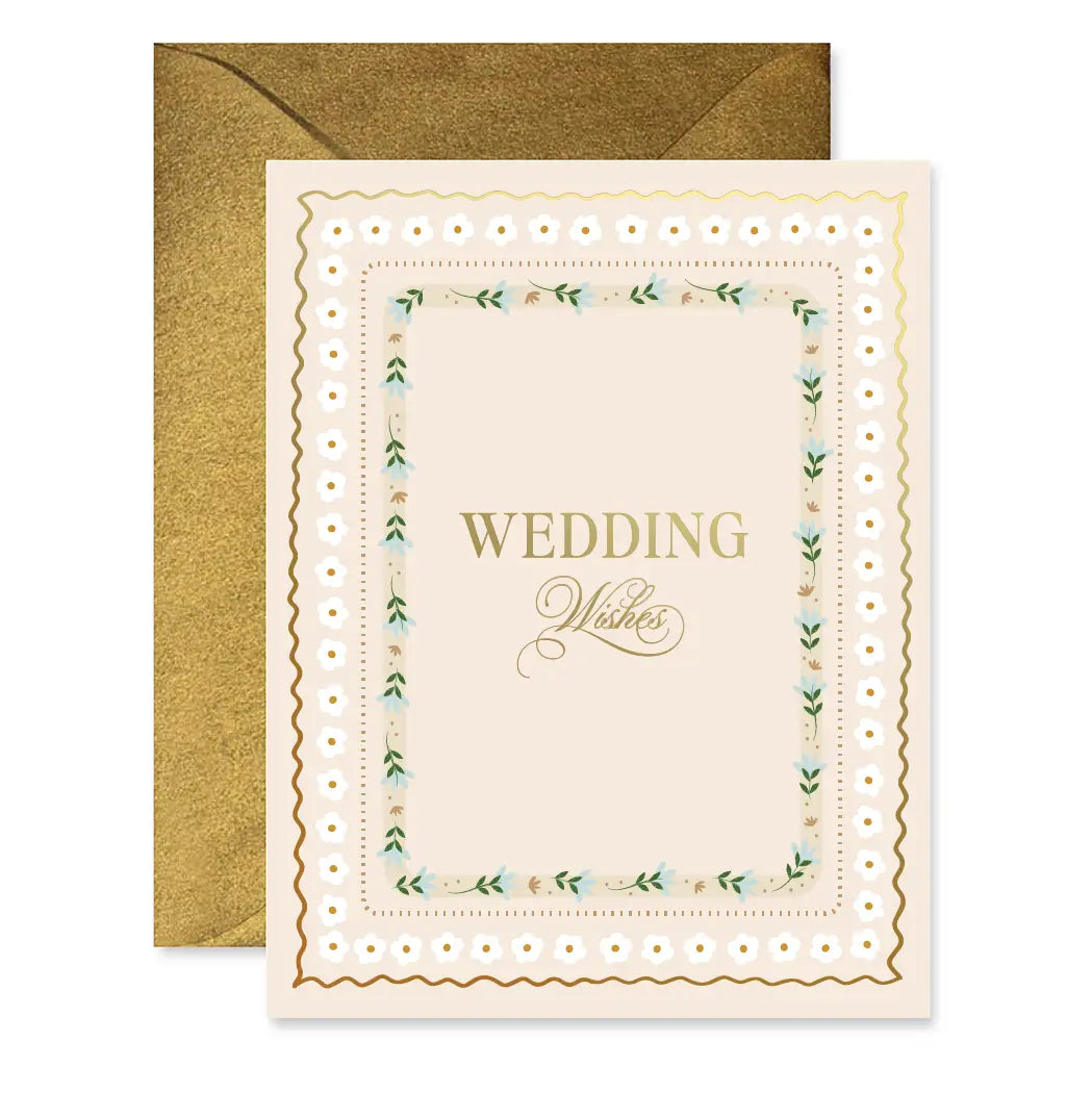 WEDDING ALBUM WISHES GREETING CARD