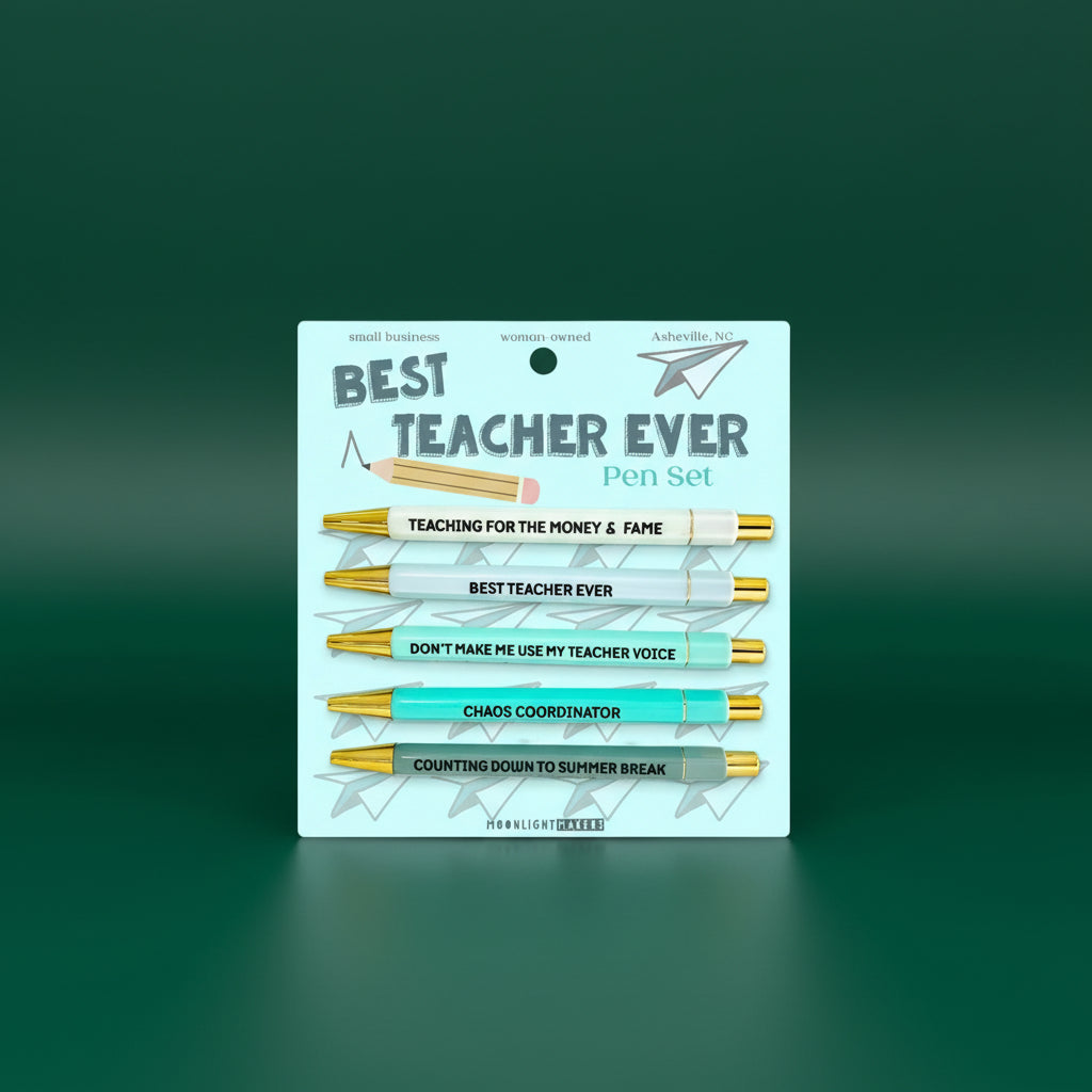 BEST TEACHER EVER PEN SET