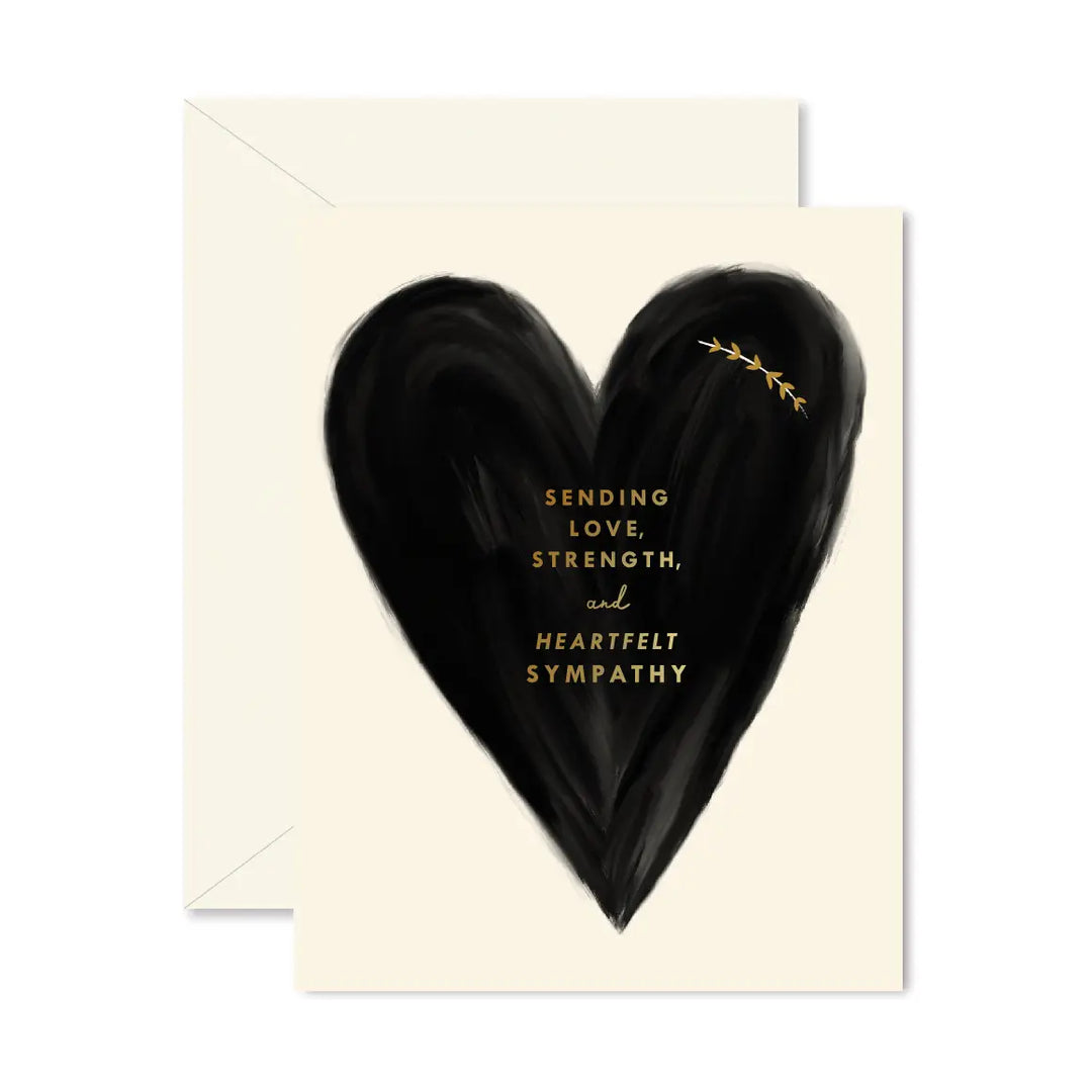 HEARTFELT SYMPATHY GREETING CARD