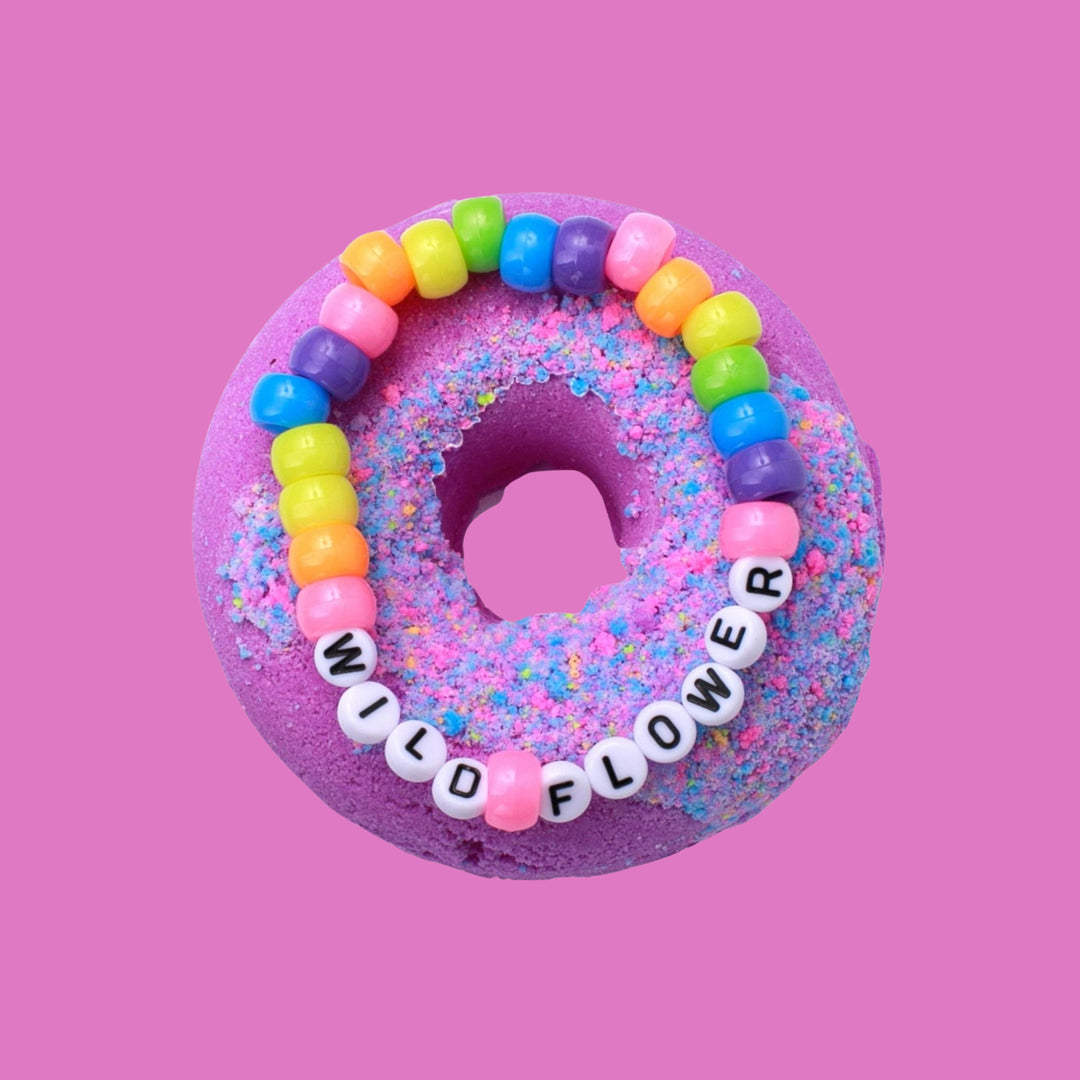 DONUT + BRACELET BATH BOMB - PURPLE