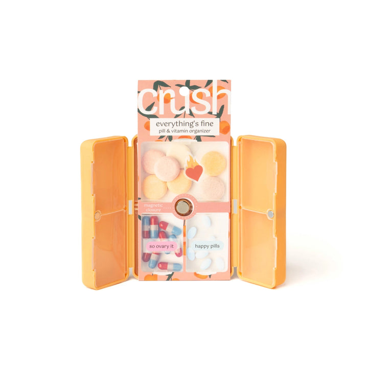 EVERYTHING'S FINE PILL & VITAMIN CASE