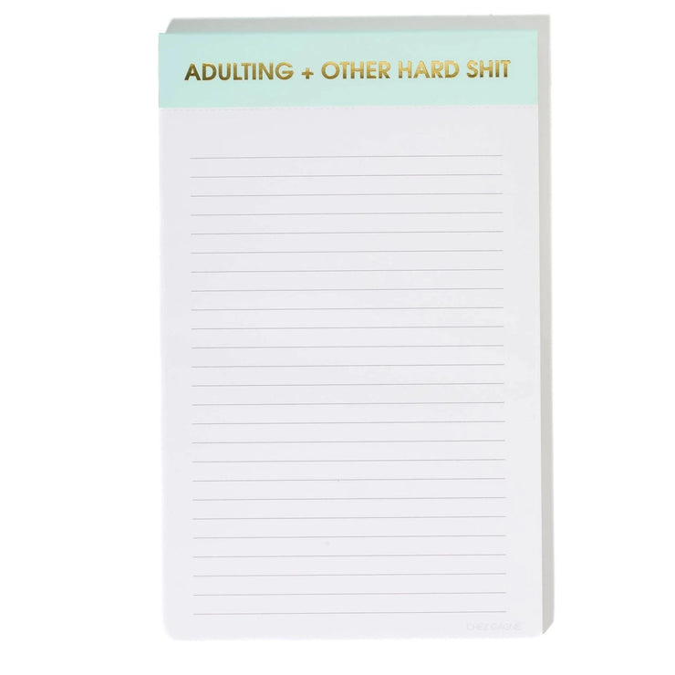 ADULTING + OTHER HARD SHIT NOTEPAD