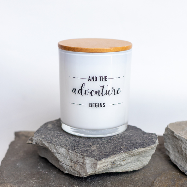 ADVENTURE BEGINS CANDLE