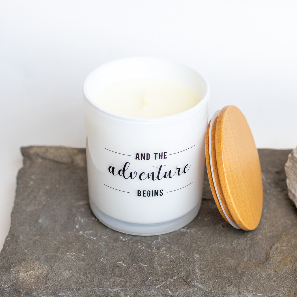 ADVENTURE BEGINS CANDLE