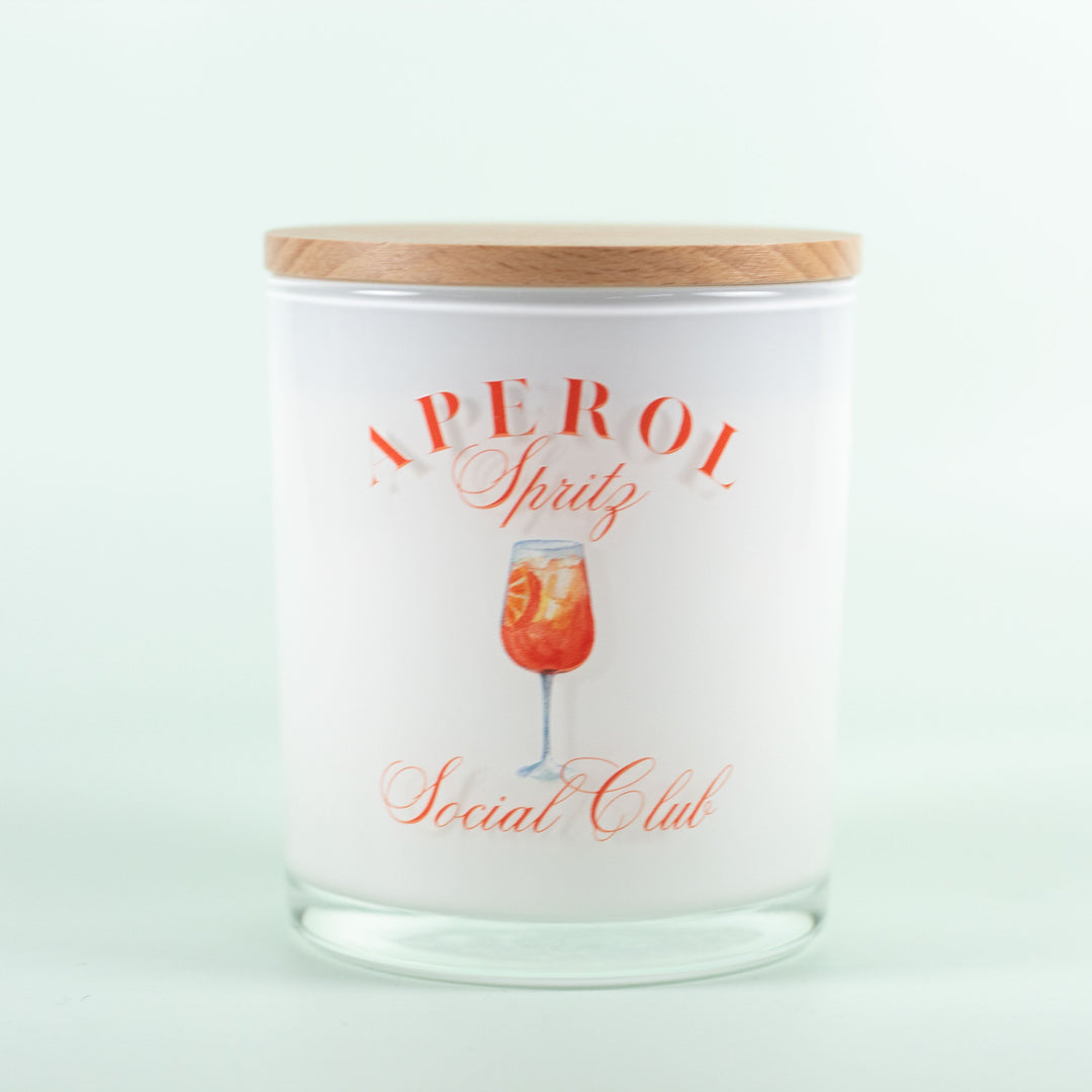 APEROL SPRITZ SOCIAL CLUB CANDLE