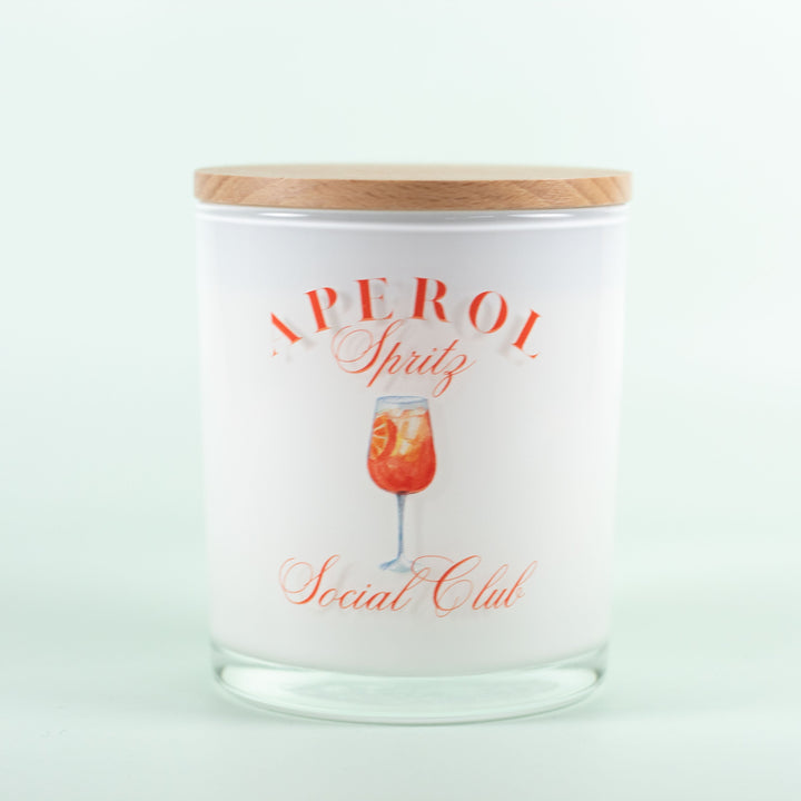APEROL SPRITZ SOCIAL CLUB CANDLE