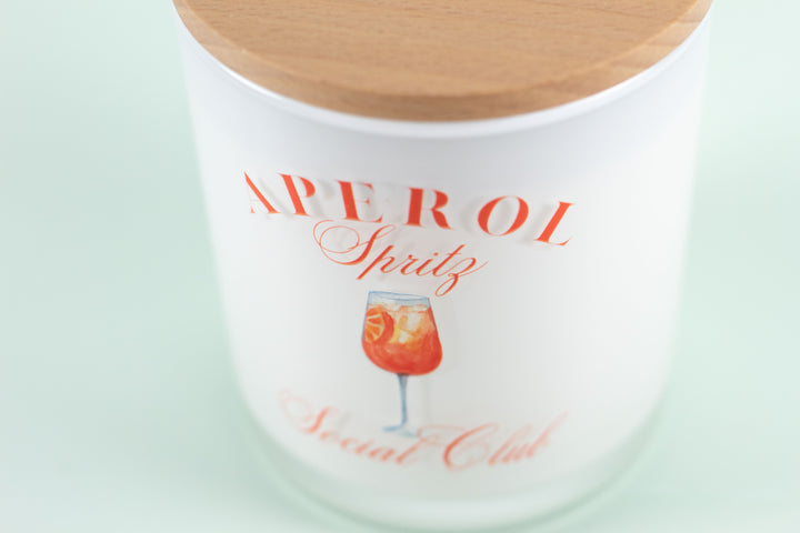 APEROL SPRITZ SOCIAL CLUB CANDLE