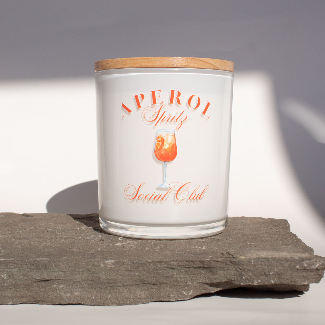 APEROL SPRITZ SOCIAL CLUB CANDLE