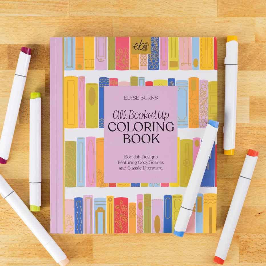 ALL BOOKED UP COLORING BOOK