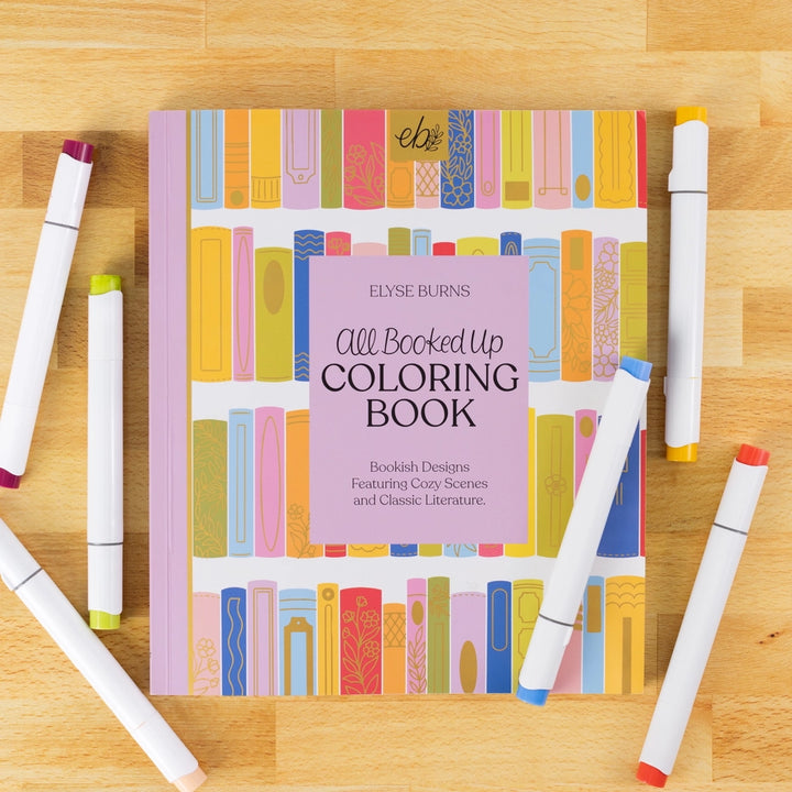 ALL BOOKED UP COLORING BOOK