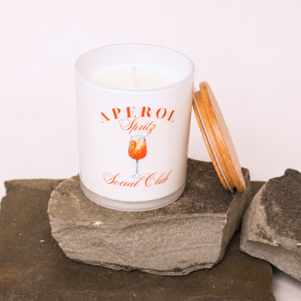 APEROL SPRITZ SOCIAL CLUB CANDLE