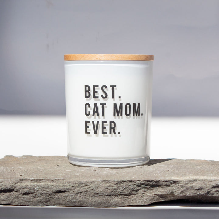 BEST CAT MOM EVER CANDLE