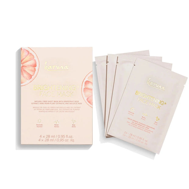 BRIGHTENING FACE MASK-4 PACK