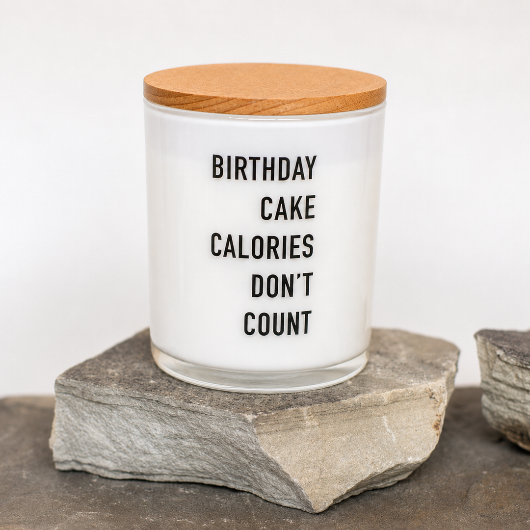 BIRTHDAY CALORIES DON'T COUNT CANDLE