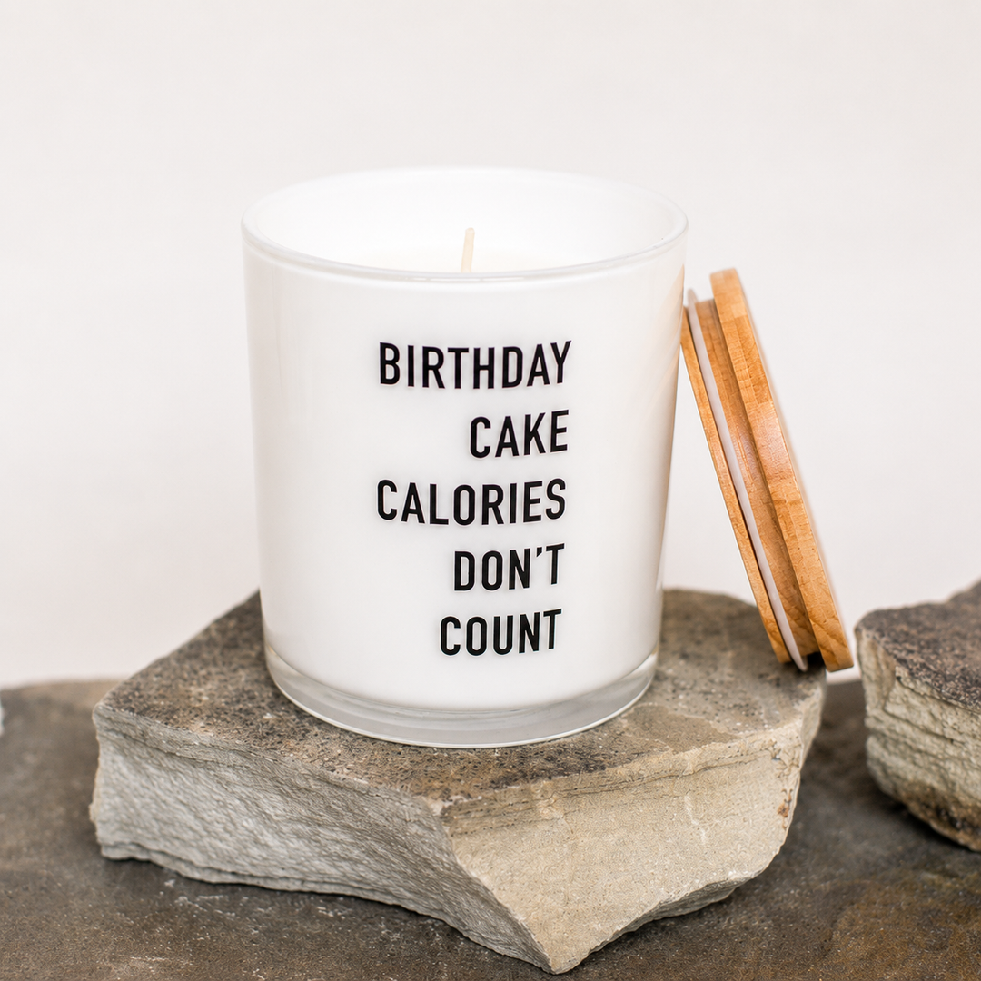 BIRTHDAY CALORIES DON'T COUNT CANDLE