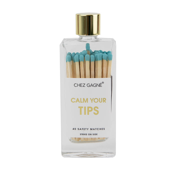 CHEZ GAGNE GLASS BOTTLE MATCHES