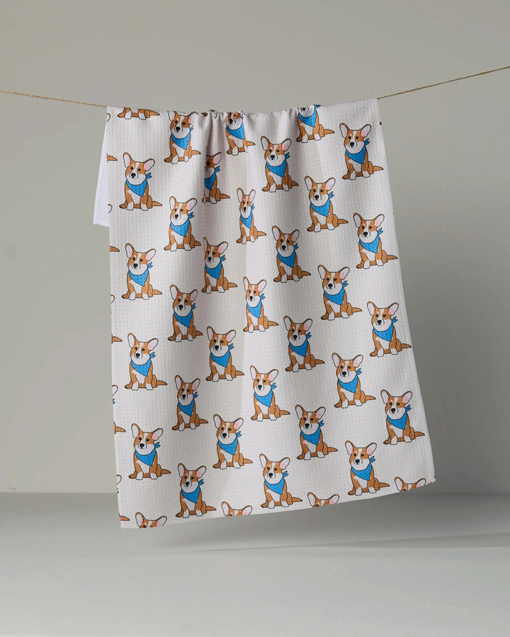 CORGI PALS TEA TOWEL