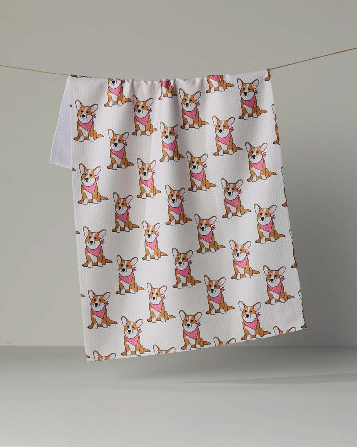CORGI PALS TEA TOWEL