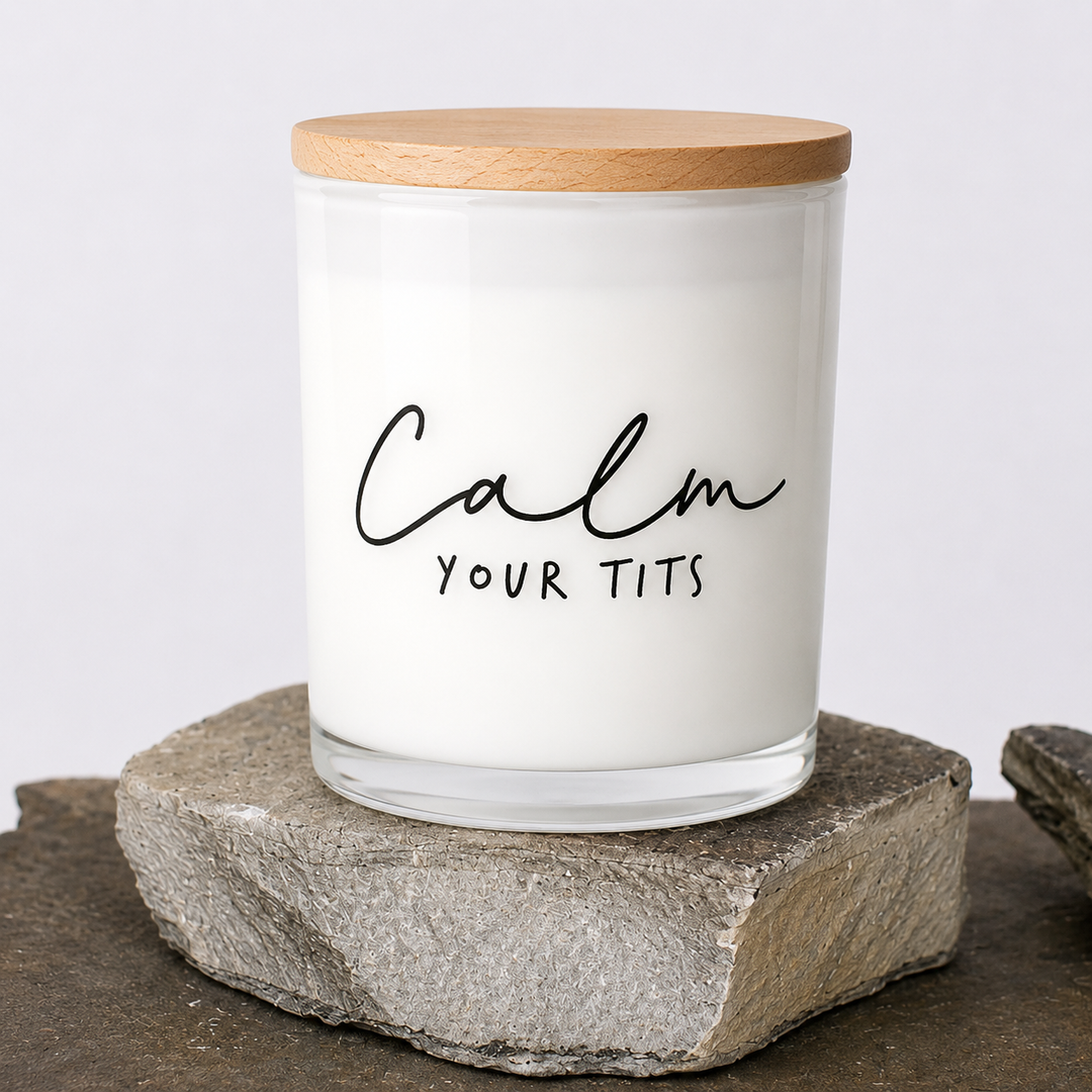 CALM PRINTED CANDLE