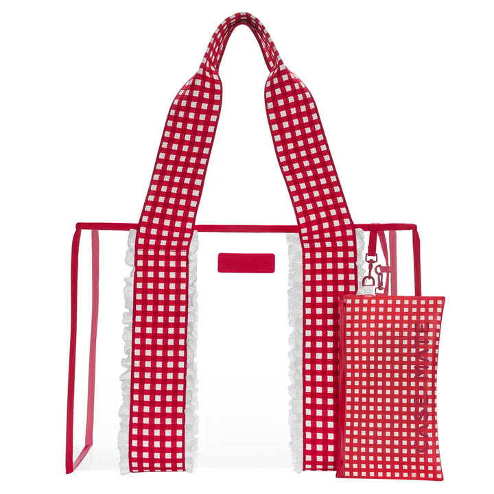 CASE-MATE CHERRY GINGHAM JELLY TOTE BAG