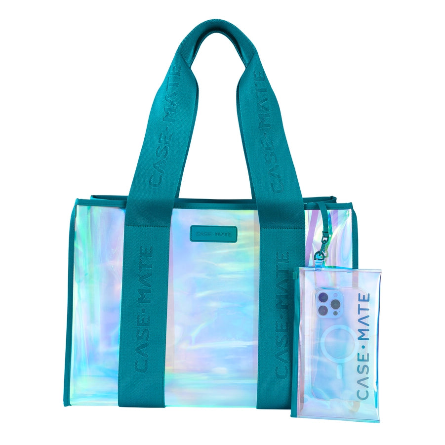 CASE-MATE EMERALD BLUE SOAP JELLY TOTE BAG