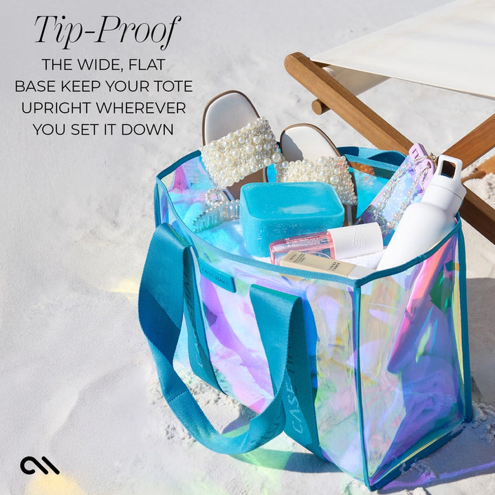 CASE-MATE EMERALD BLUE SOAP JELLY TOTE BAG