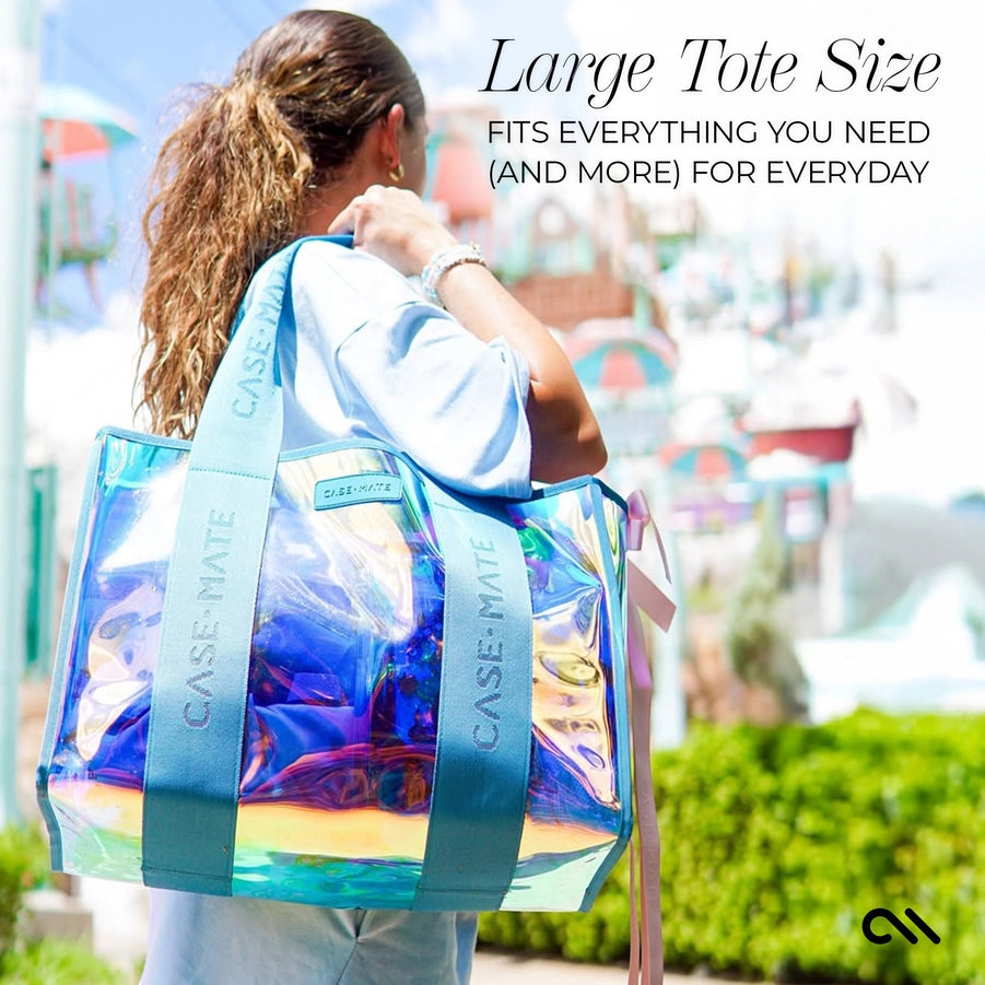CASE-MATE EMERALD BLUE SOAP JELLY TOTE BAG
