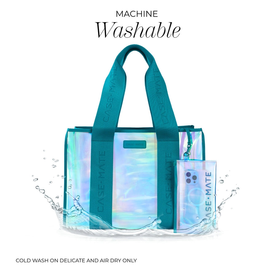 CASE-MATE EMERALD BLUE SOAP JELLY TOTE BAG