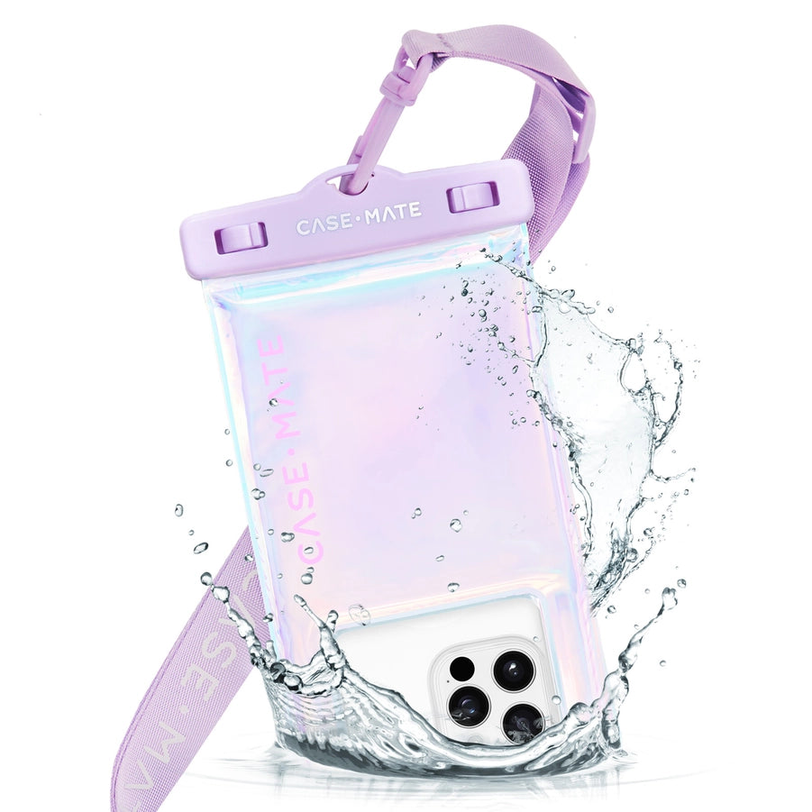 CASE-MATE WATERPROOF FLOATING PHONE POUCH - IRIDESCENT
