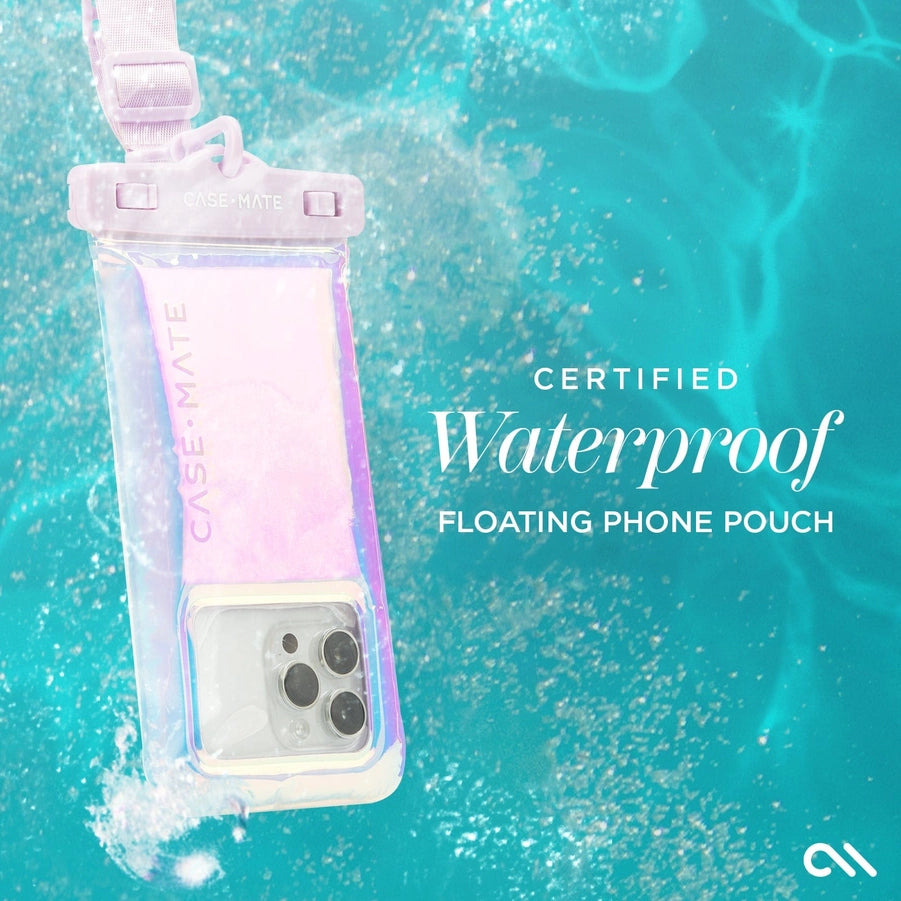 CASE-MATE WATERPROOF FLOATING PHONE POUCH - PURPLE PARADISE