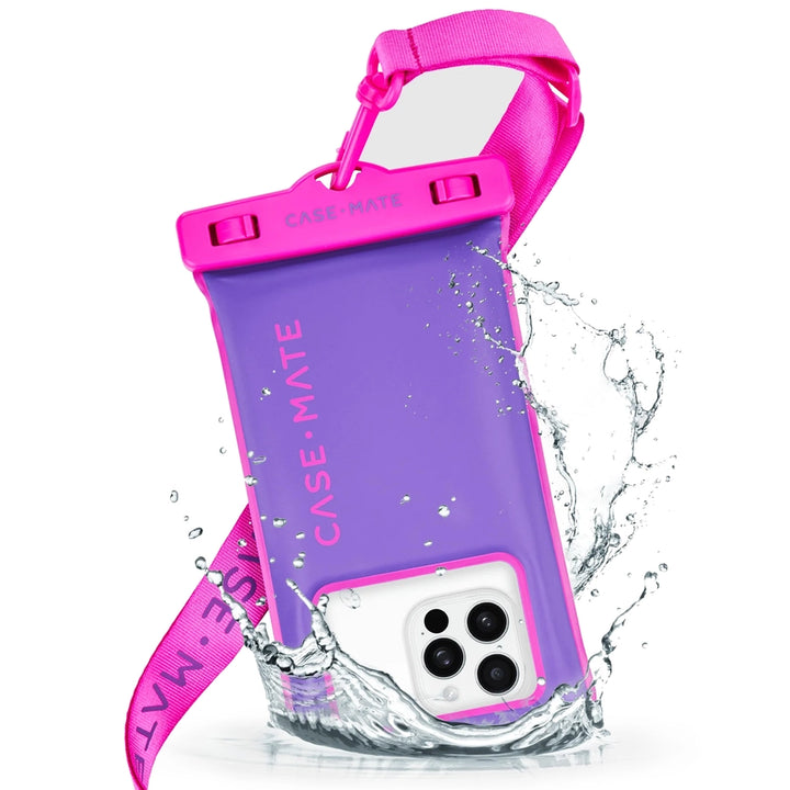 CASE-MATE WATERPROOF FLOATING PHONE POUCH - PURPLE PARADISE