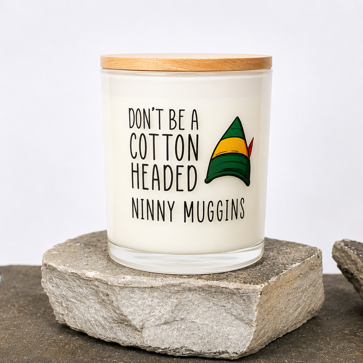 COTTON HEADED NINNY MUGGINS PRINTED CANDLE