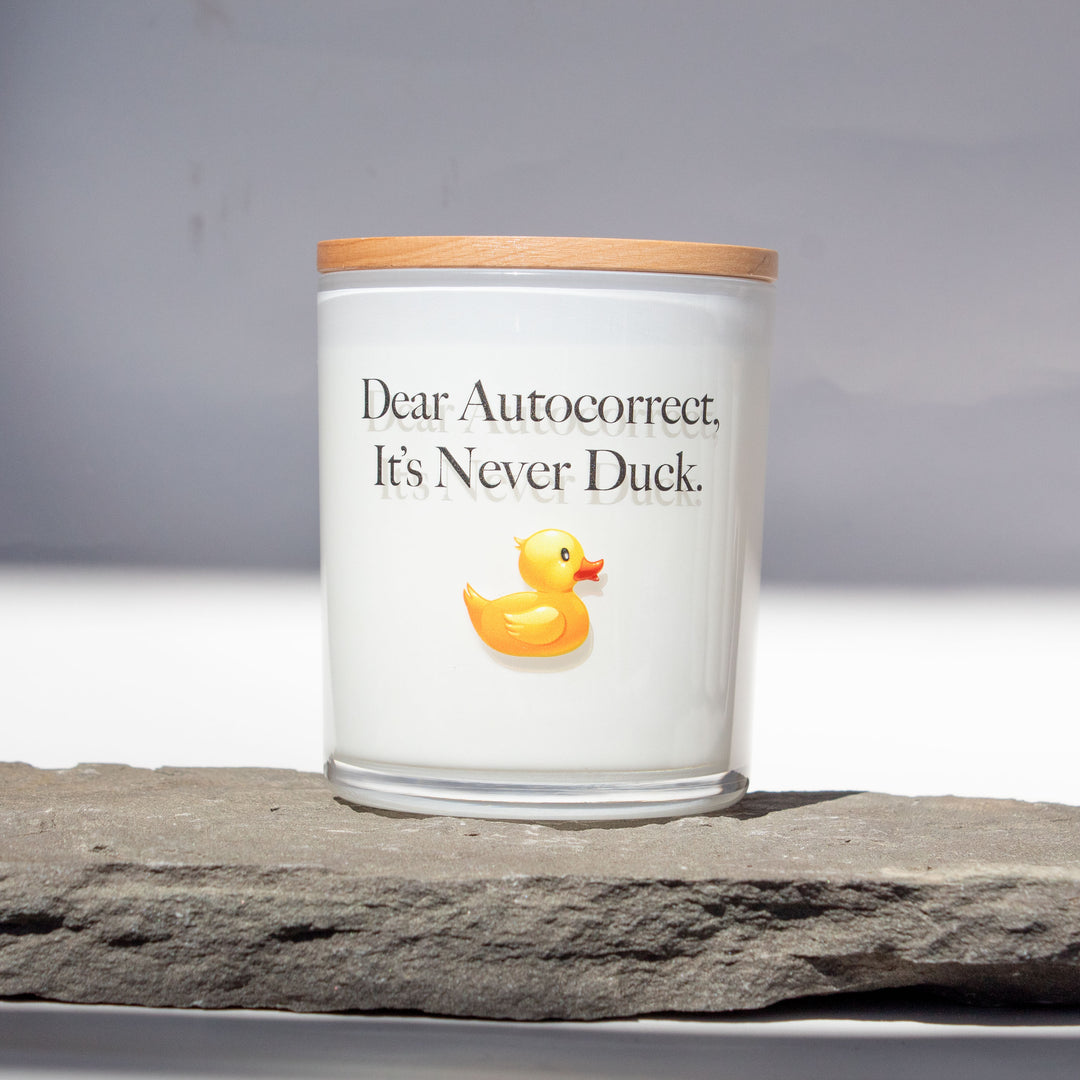 DEAR AUTOCORRECT CANDLE