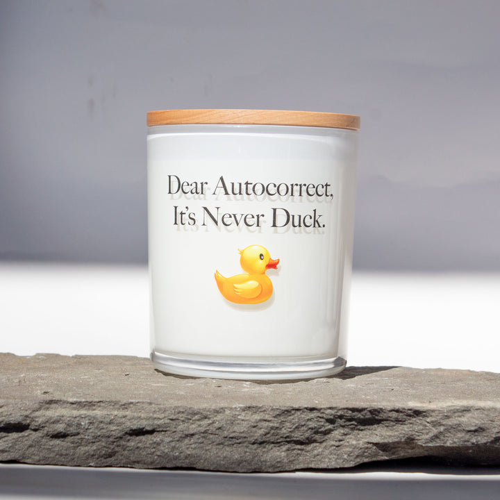 DEAR AUTOCORRECT CANDLE