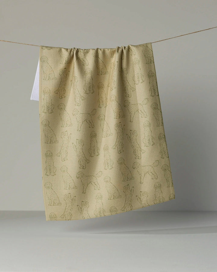 DOODLE PUPS TEA TOWEL