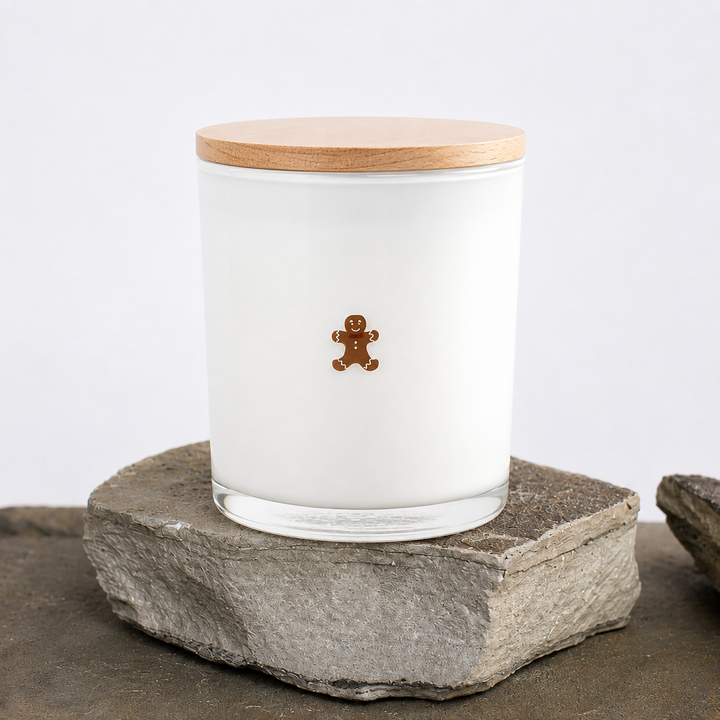 DAINTY GINGERBREAD MAN PRINTED CANDLE