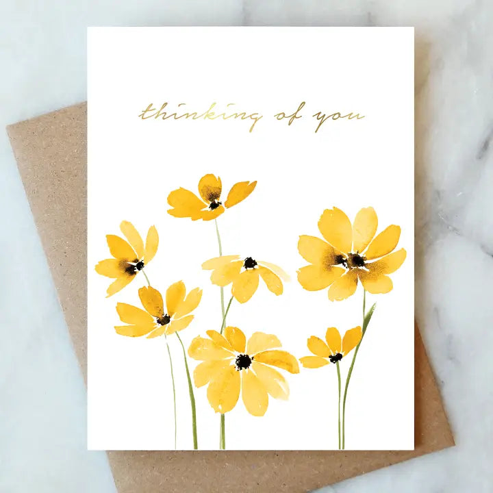 DAISY THINKING OF YOU SYMPATHY CARD