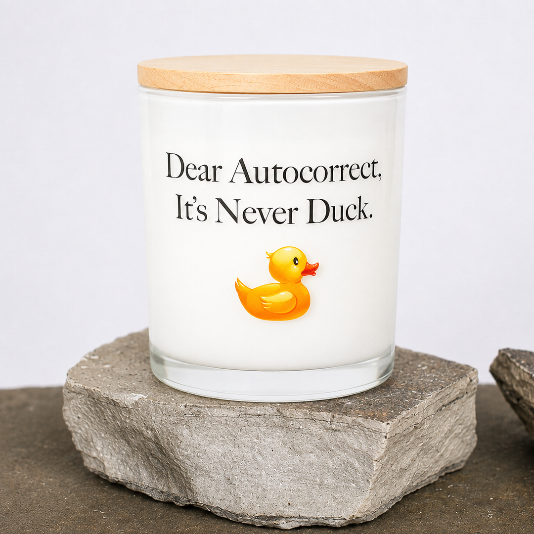 DEAR AUTOCORRECT CANDLE