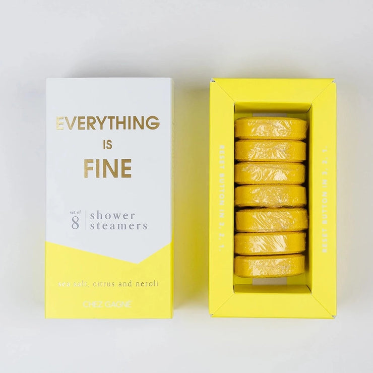 EVERYTHING IS FINE SHOWER STEAMERS