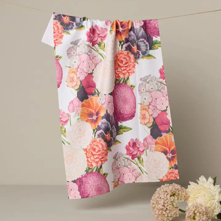 ECSTATIC BLOOMS TEA TOWEL