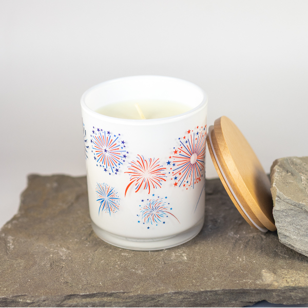 FIREWORKS WRAP CANDLE