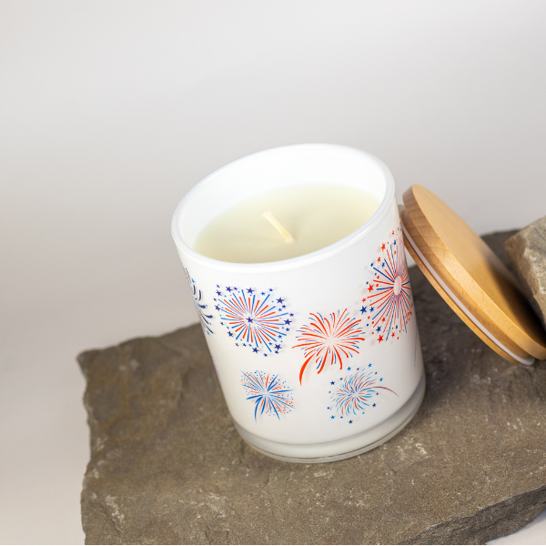FIREWORKS WRAP CANDLE