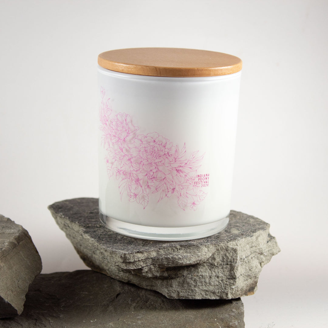 FLORAL PEONY FEST PRINTED CANDLE
