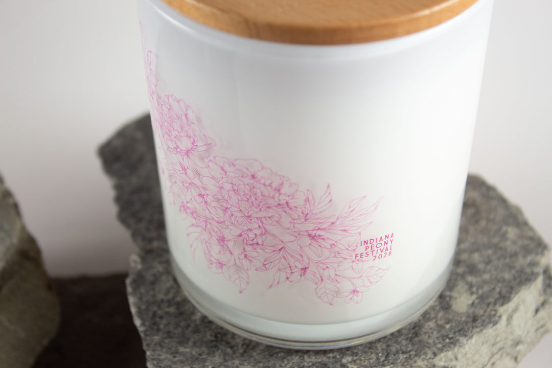 FLORAL PEONY FEST PRINTED CANDLE